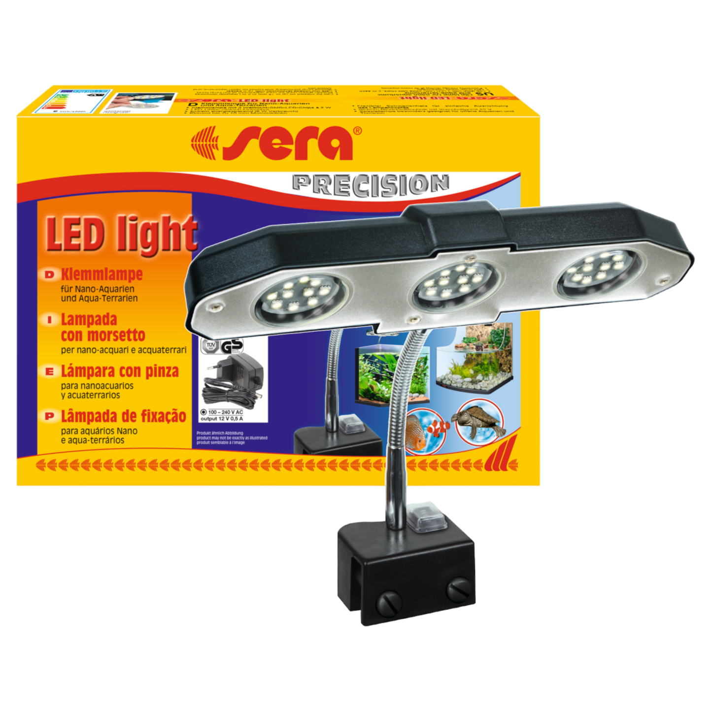 sera LED light 3 x 1,6 W für Aquarium und Terrarium
