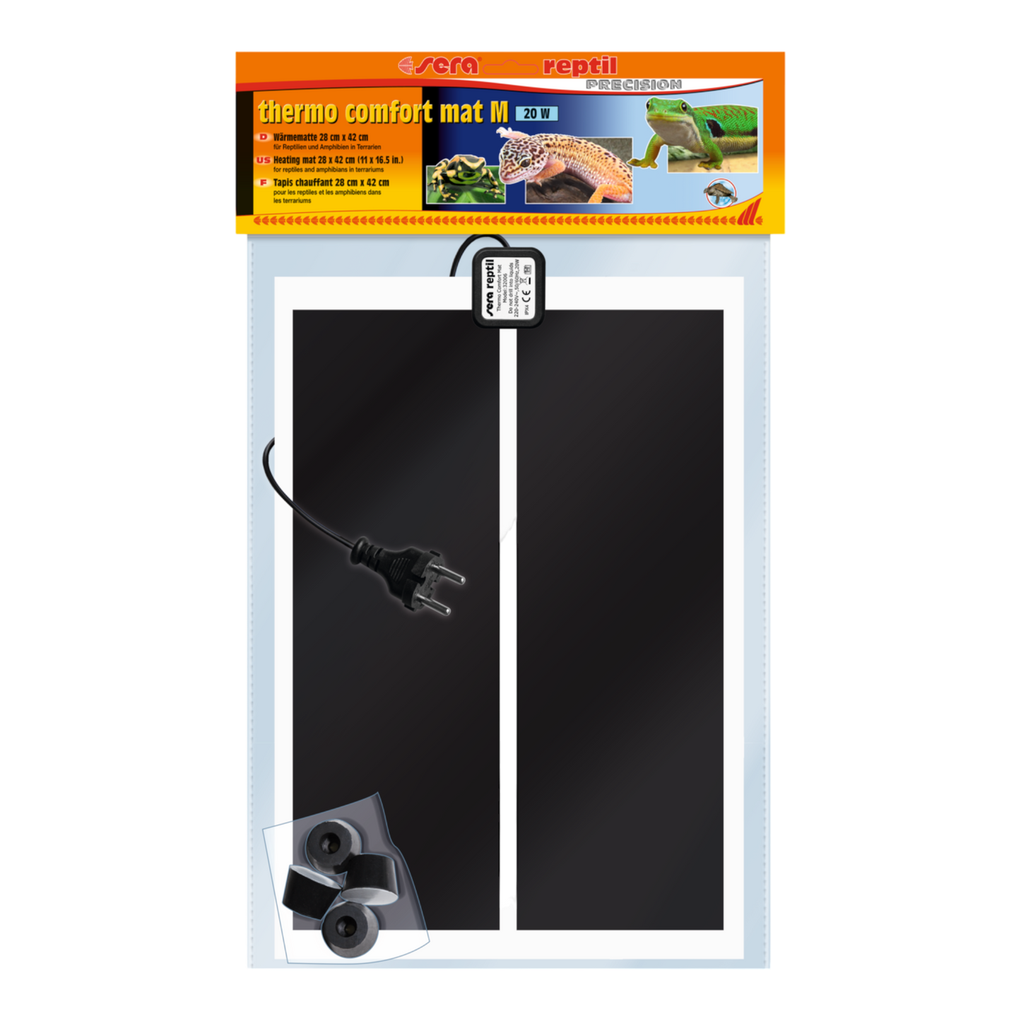 sera reptil thermo comfort mat M 28 x 42 cm / 20 W - AQUAWORLD.AT