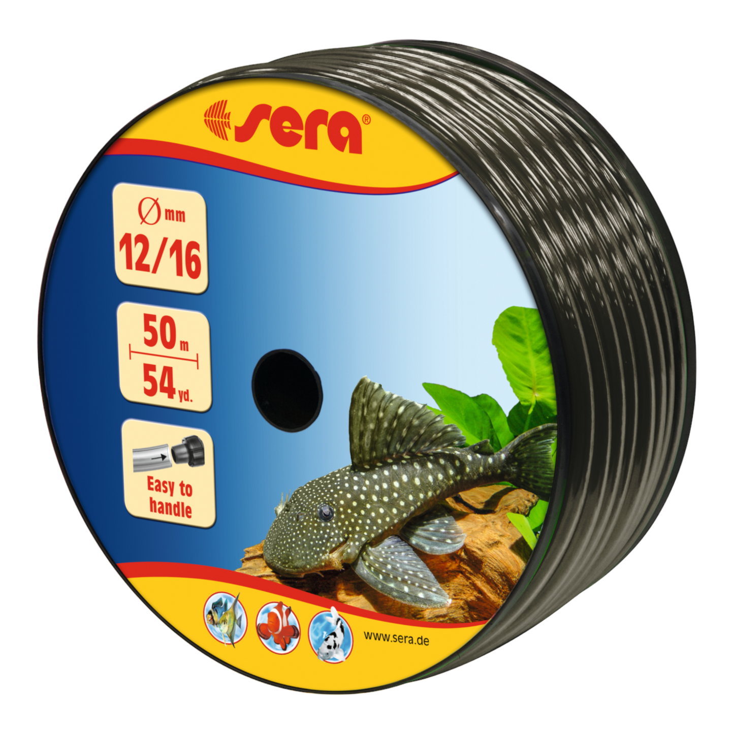 sera Schlauch 12/16 grau 50 m - AQUAWORLD.AT