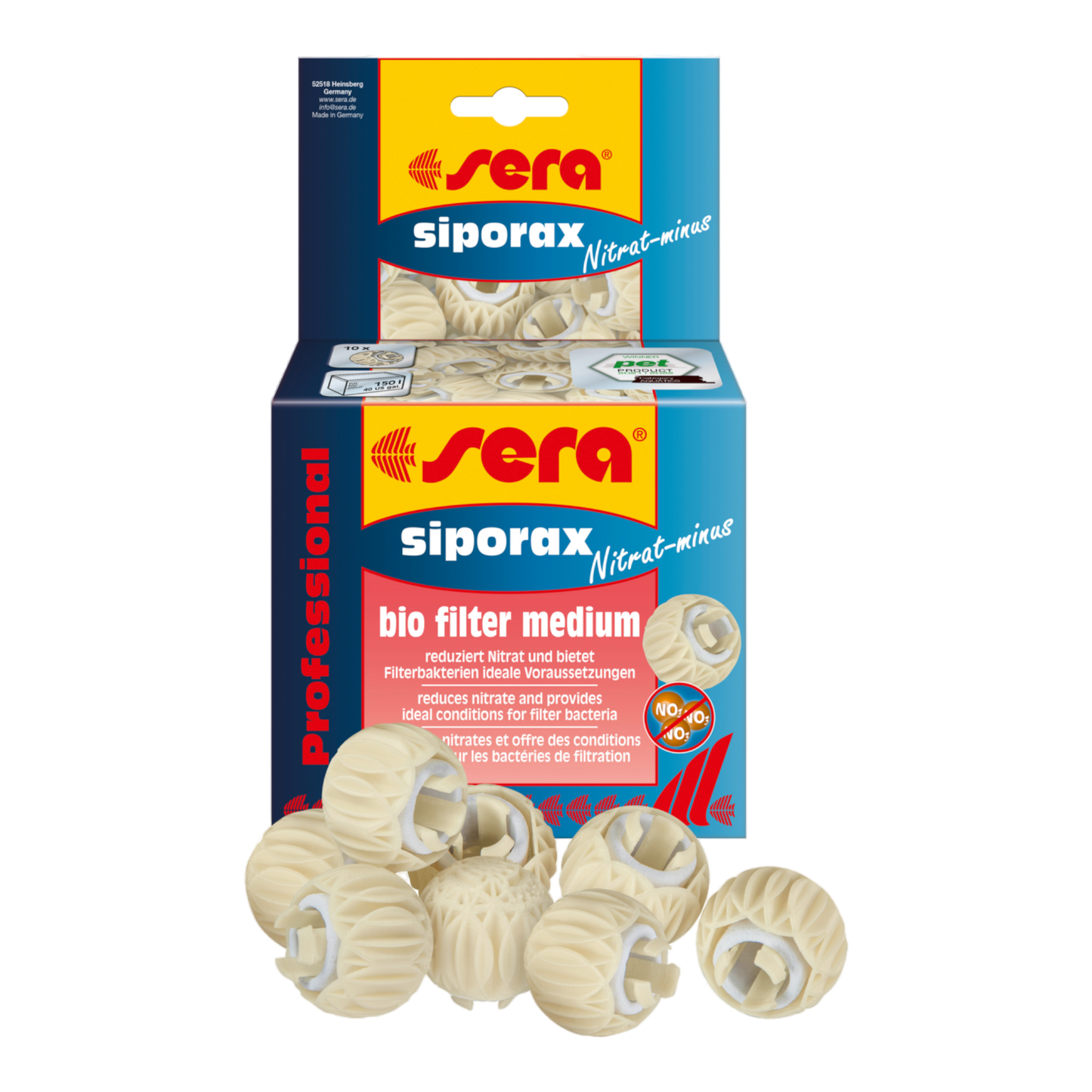 sera siporax Nitrat-minus Professional - AQUAWORLD.AT