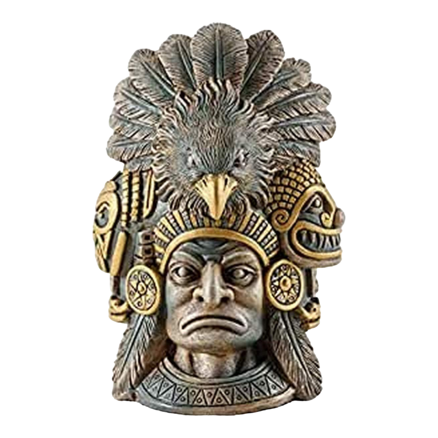 Exo Terra® Azteken Warrior verleiht Ihrem Terrarium eine mystische mesoamerikanische Atmosphäre. 