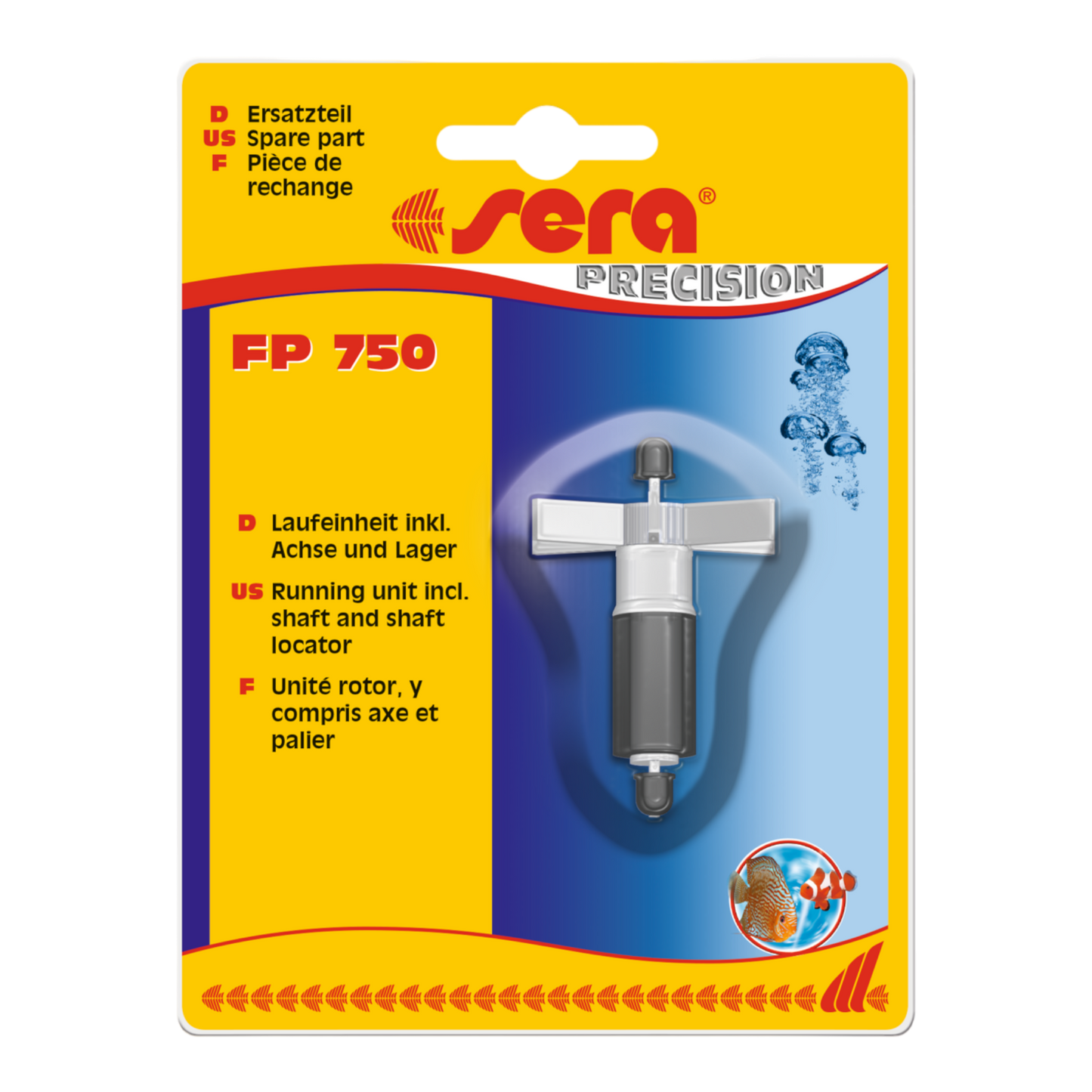 sera Laufeinheit inkl. Achse und Lager für FP 750 - AQUAWORLD.AT