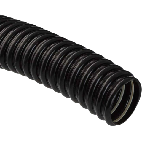 Spiralschlauch Teichschlauch leicht Schwarz, PVC Kabelschutzrohr