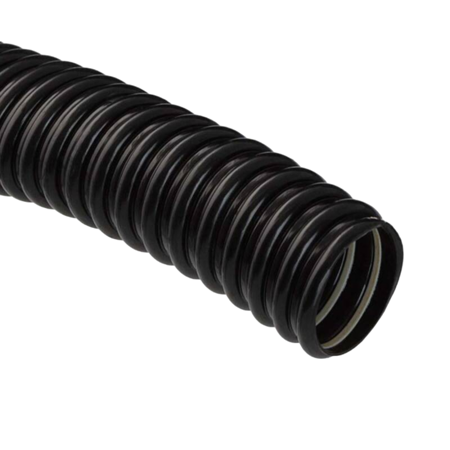 Spiralschlauch Teichschlauch leicht Schwarz, PVC Kabelschutzrohr - AQUAWORLD.AT