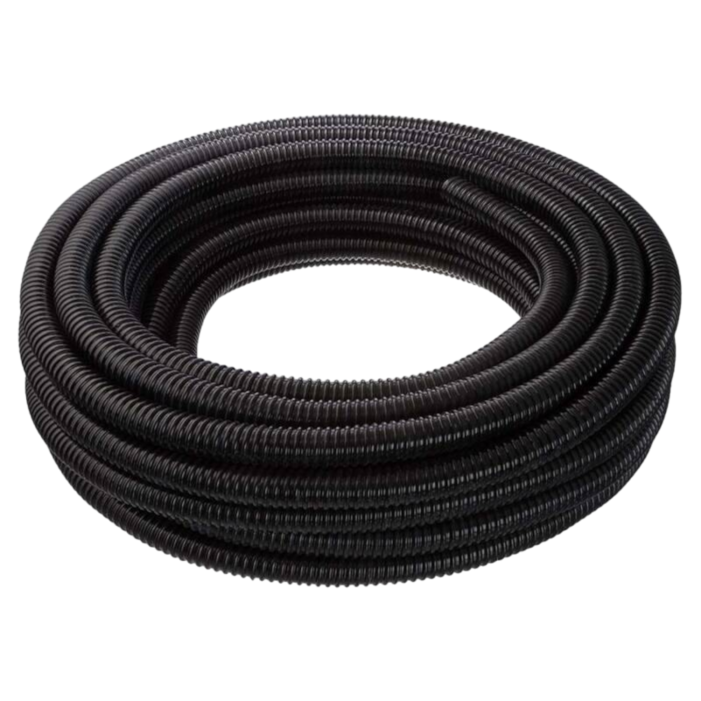 Spiralschlauch Teichschlauch leicht Schwarz, PVC Kabelschutzrohr - AQUAWORLD.AT