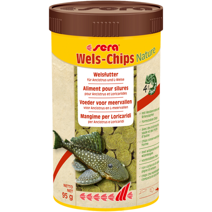 sera Vipan Nature ist das Hauptfutter aus schwimmenden Flocken ohne Farb- und Konservierungsstoffe für alle an der Wasseroberfläche fressenden Zierfische.