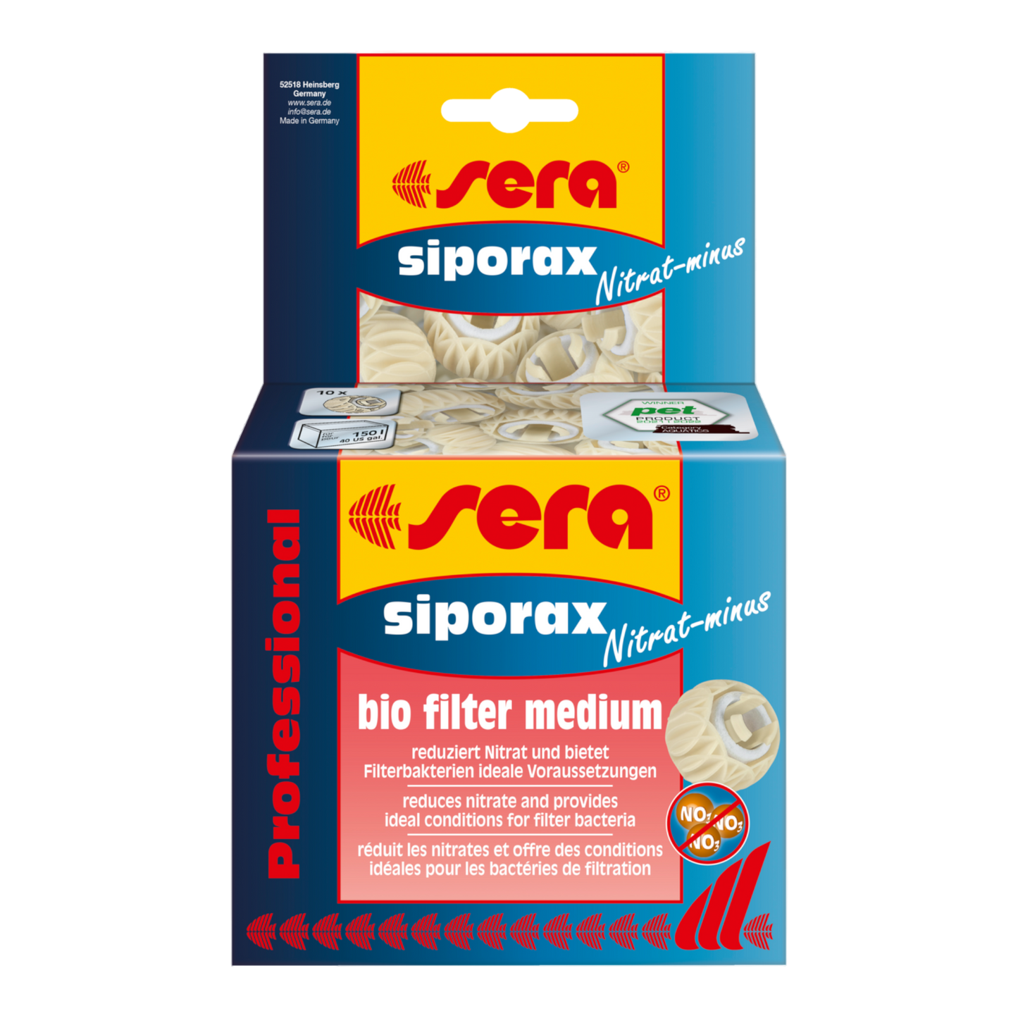 sera siporax Nitrat-minus Professional - AQUAWORLD.AT