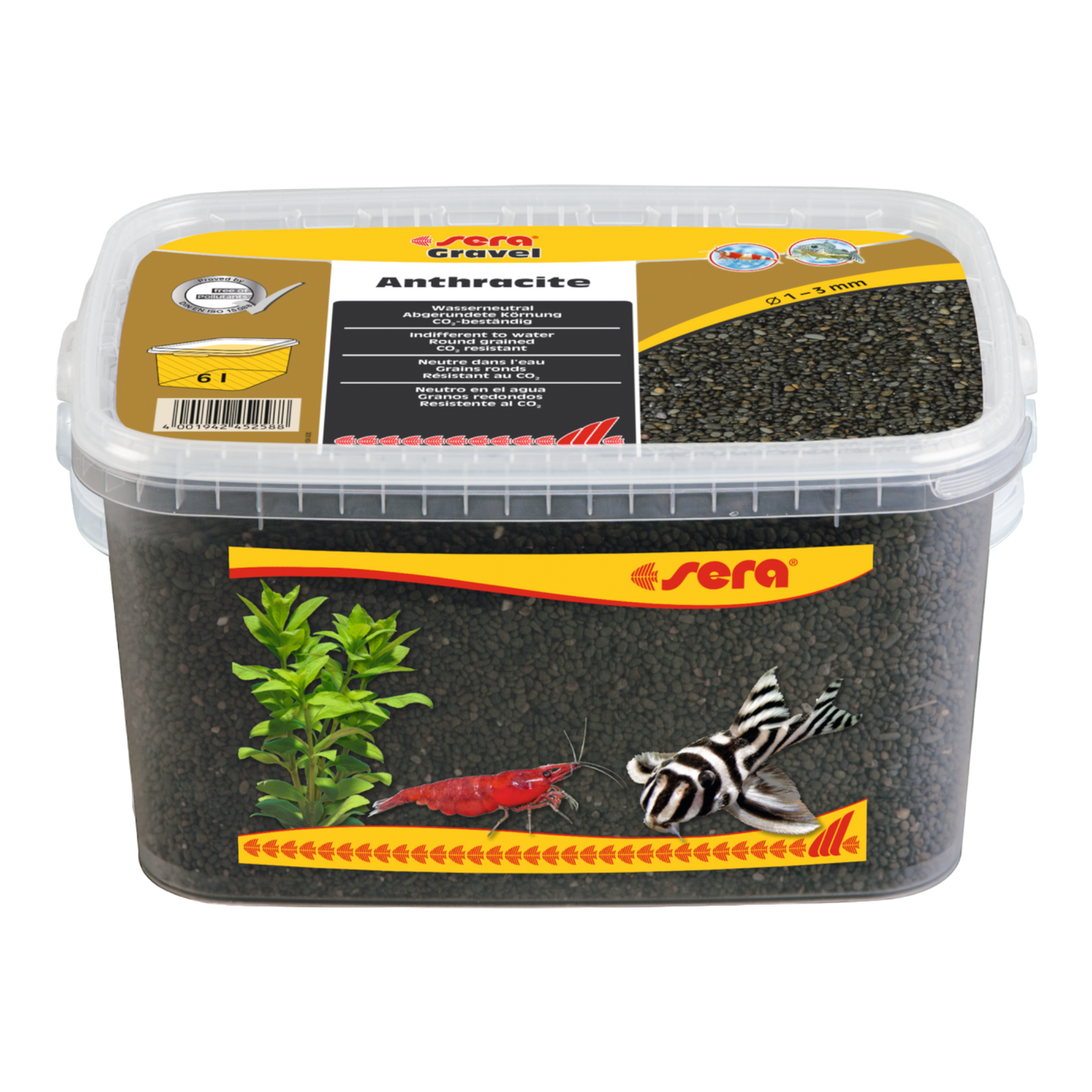 sera Gravel Anthracite Ø 1 – 3 mm - AQUAWORLD.AT