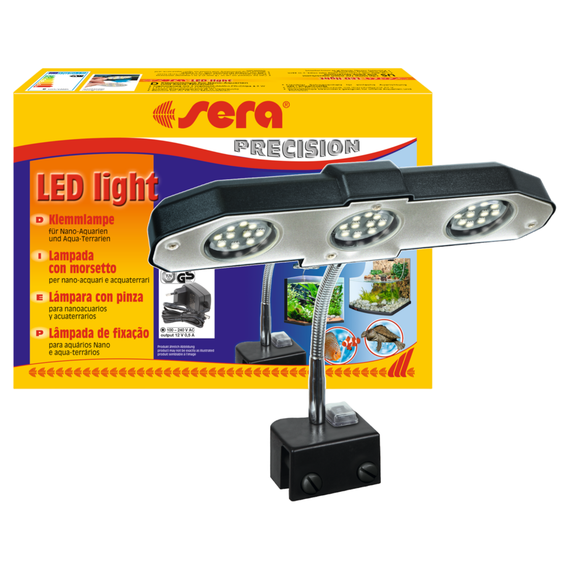 sera LED light 3 x 1,6 W für Aquarium und Terrarium - AQUAWORLD.AT