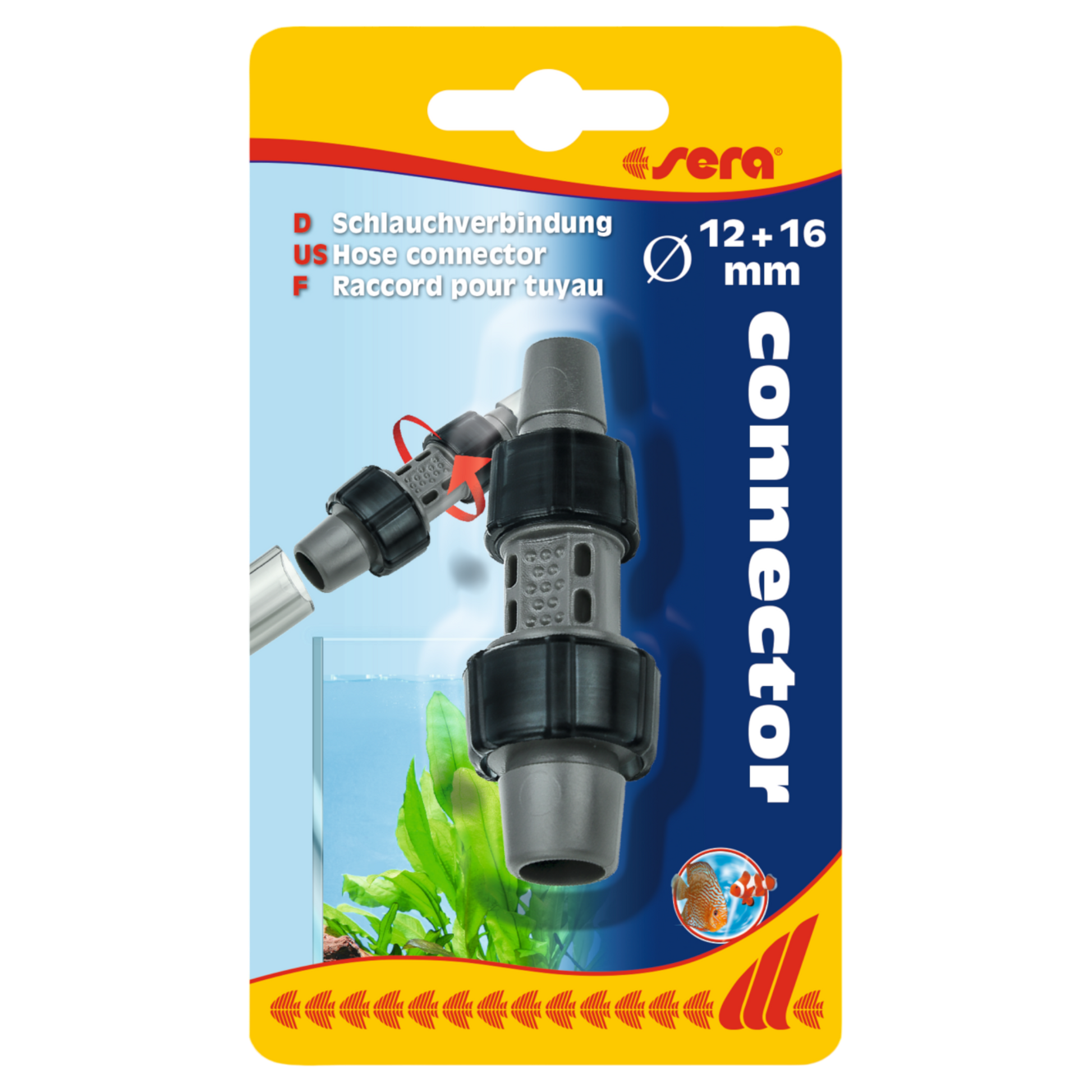 sera Schlauchverbindung für Ø 12 + 16 mm - AQUAWORLD.AT