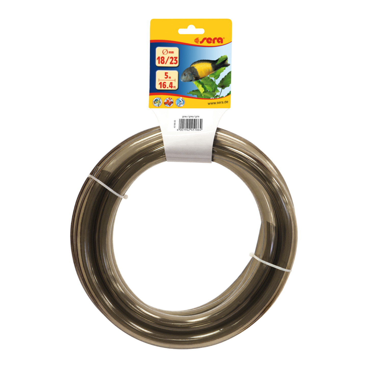 sera Schlauch 18/23 grau 5 m - AQUAWORLD.AT