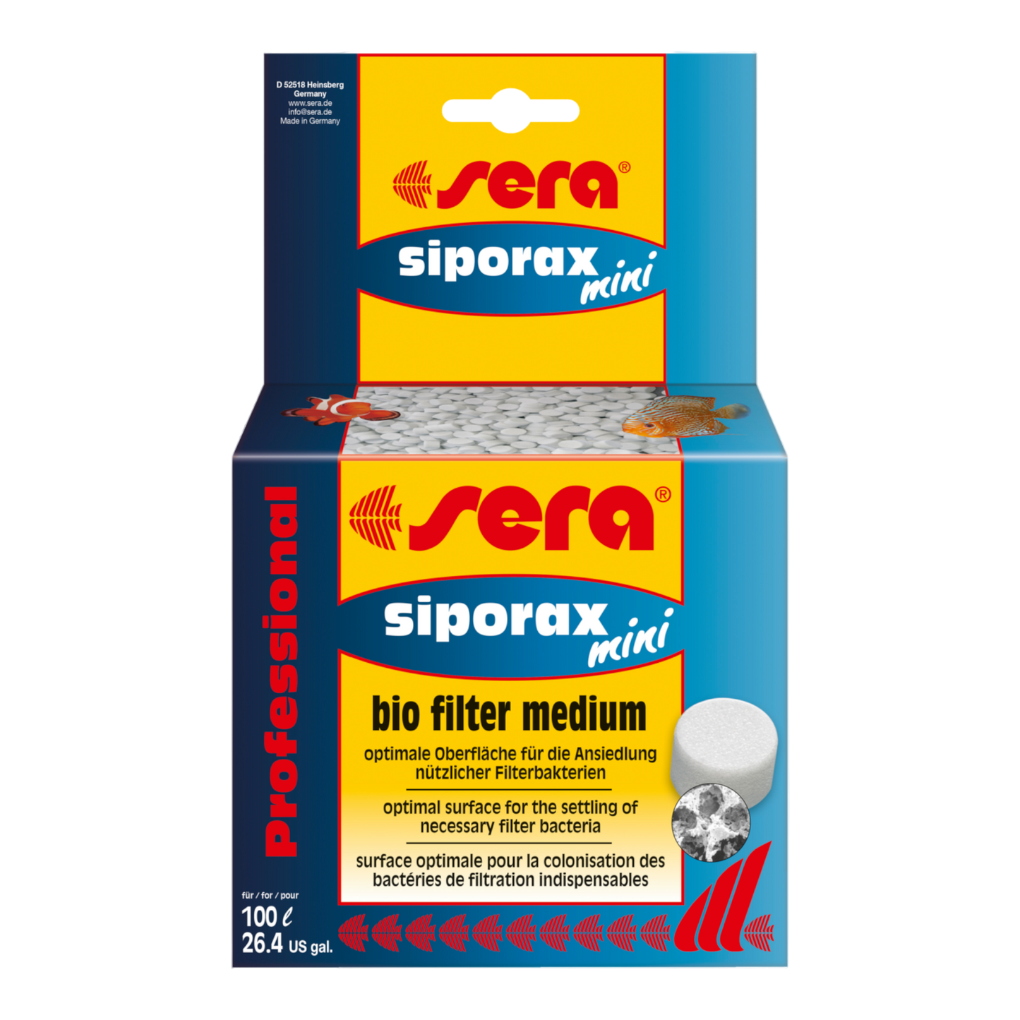 sera siporax mini Professional