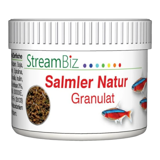 StreamBiz Salmler Natur Granulat 40 g - AQUAWORLD.AT