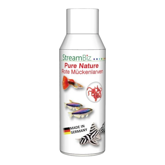 StreamBiz Pure Nature Rote Mückenlarven 100ml - AQUAWORLD.AT