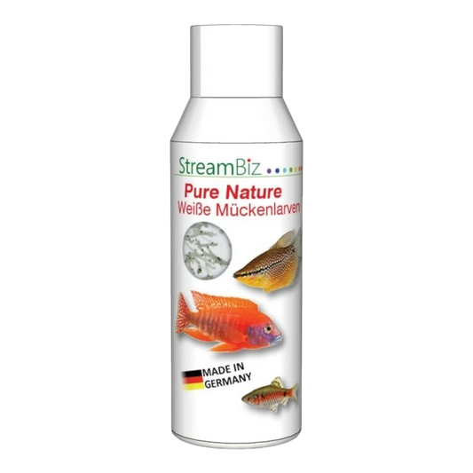 StreamBiz Pure Nature Weiße Mückenlarven 100ml - AQUAWORLD.AT