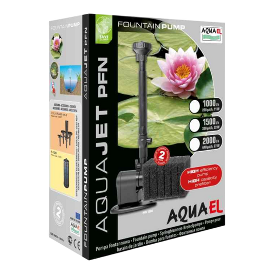 Aquael PFN-1000 – Leistungsstarke Tauchpumpe für Teiche und Springbrunnen - AQUAWORLD.AT