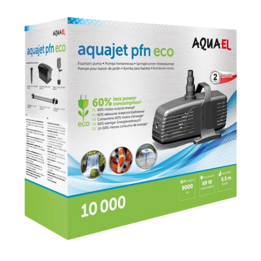 Teichpumpe AQUAJET PFN ECO 10000 – Leistungsstarke und energieeffiziente Pumpe für Ihren Teich - AQUAWORLD.AT