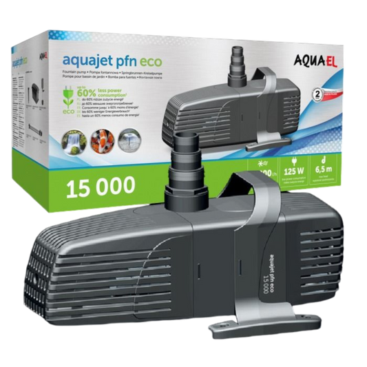 Teichpumpe AQUAJET PFN ECO 15000 – Leistungsstarke und energieeffiziente Pumpe für Ihren Teich - AQUAWORLD.AT