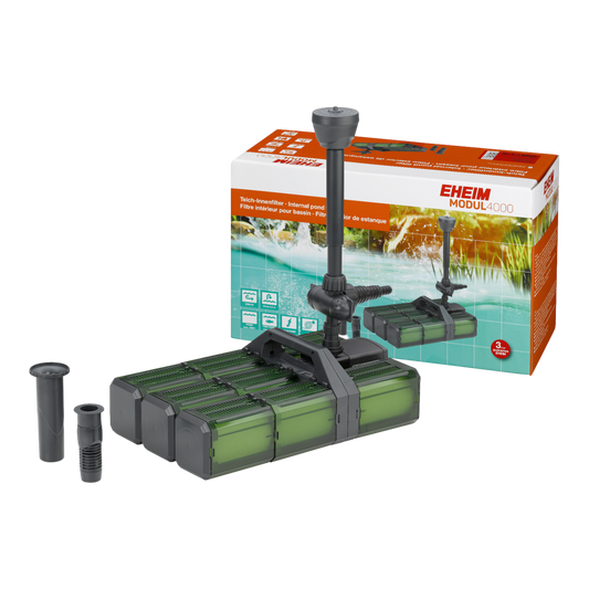 EHEIM Modul 4000 – Leistungsstarker Innenfilter für Teiche mit Wasserspieloption - AQUAWORLD.AT