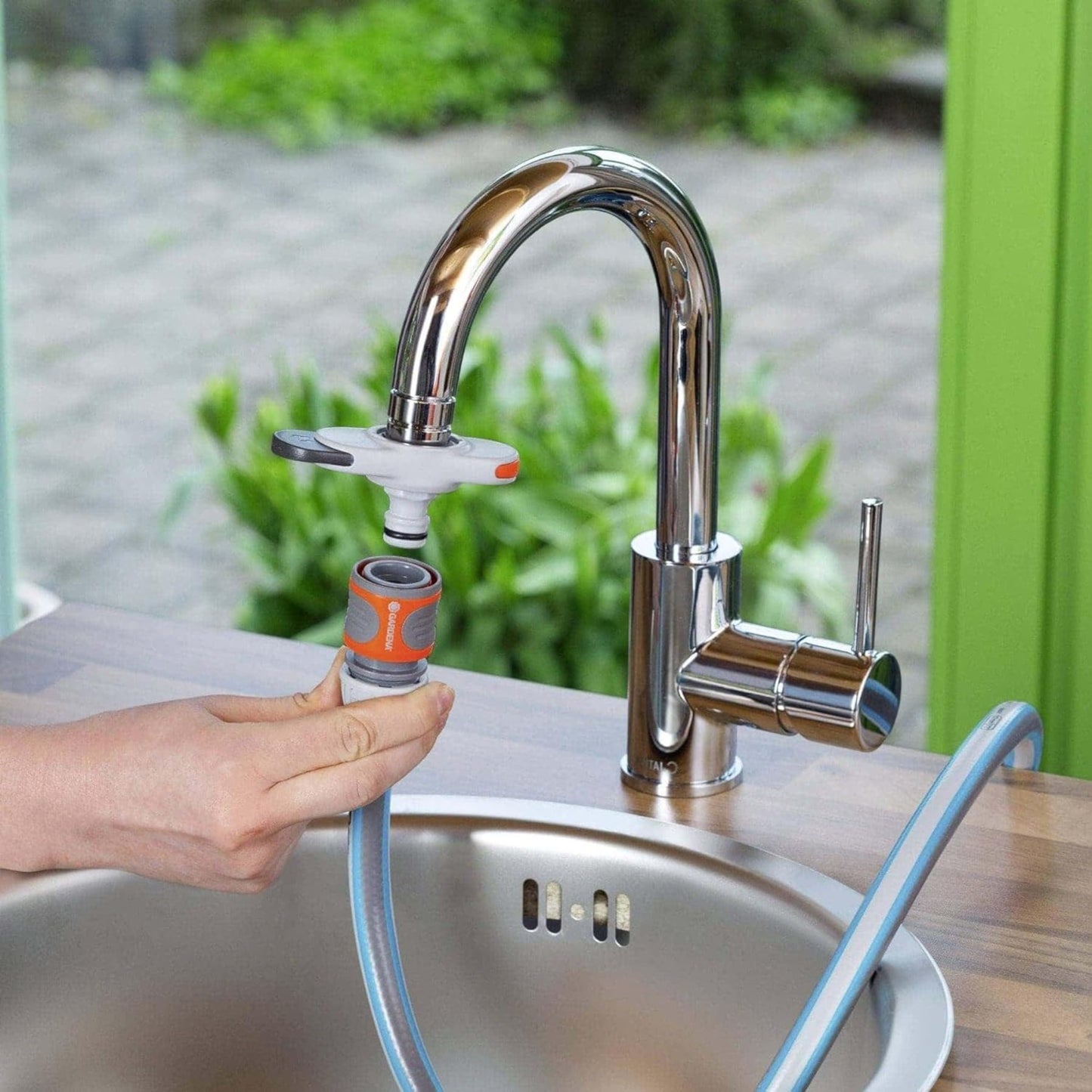 Gardena Hahnverbinder zum Schnellen Wasserwechsel - AQUAWORLD.AT