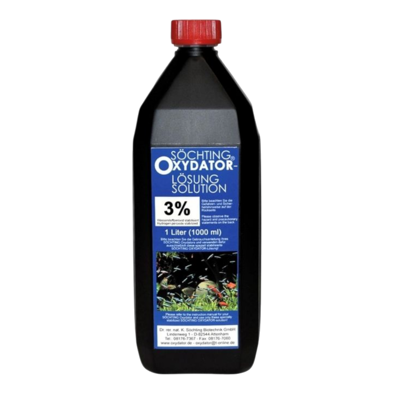 Söchting Oxydator-Lösung 3% 1.000 ml – Stabile Sauerstoffversorgung für Aquarien - AQUAWORLD.AT