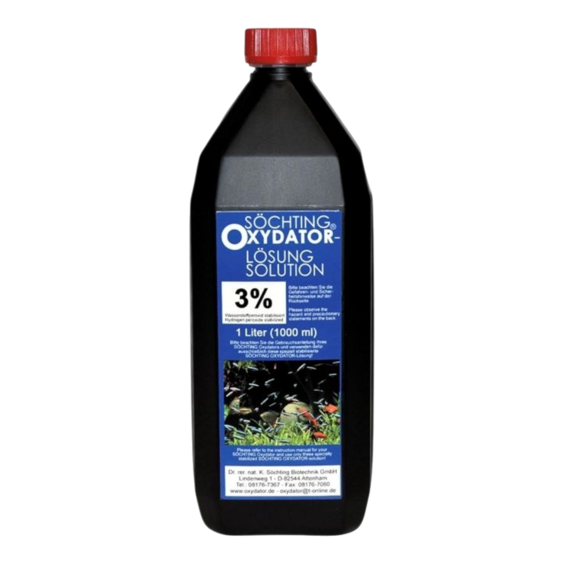 Söchting Oxydator-Lösung 3% 1.000 ml – Stabile Sauerstoffversorgung für Aquarien - AQUAWORLD.AT