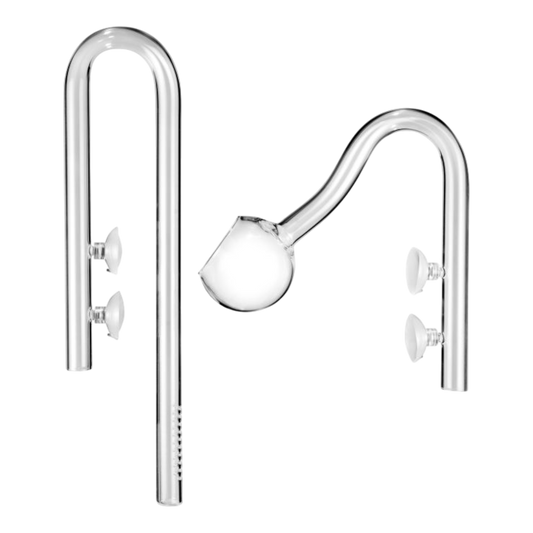 Amazing Aqua Glas Ein-/Auslass Poppy – Sanfte Zirkulation - AQUAWORLD.AT