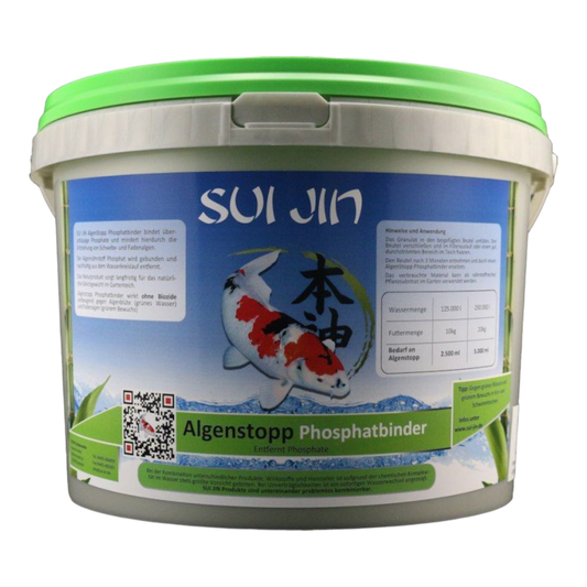 Sui Jin AlgenStopp Phosphatbinder 5 L – Effektive Algenkontrolle durch Phosphatbindung - AQUAWORLD.AT