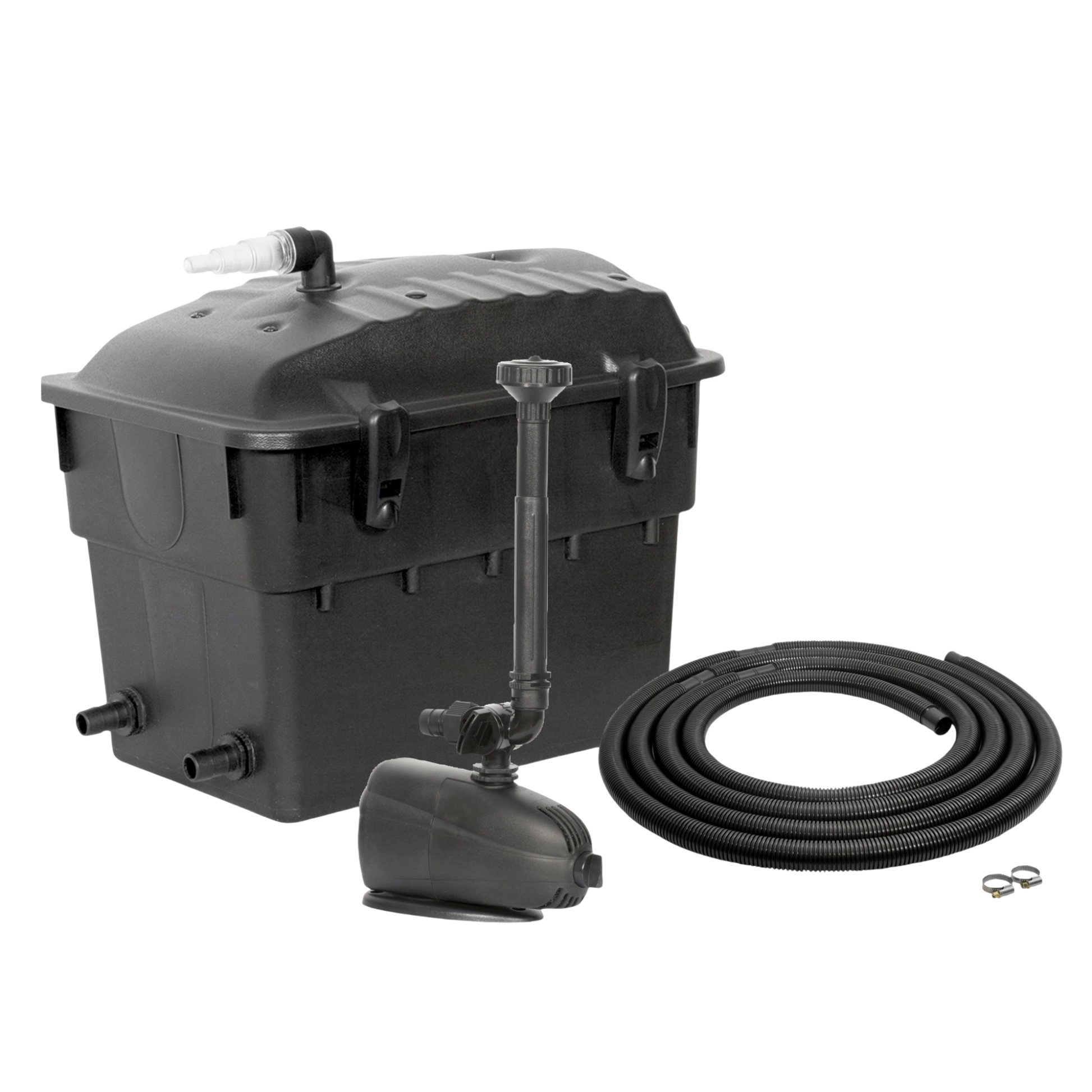 Kristallklares Wasser und gesunde Teichbewohner mit dem AQUAEL KLARJET 1 - AQUAWORLD.AT