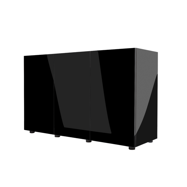 Glossy 150 schwarz Unterschrank