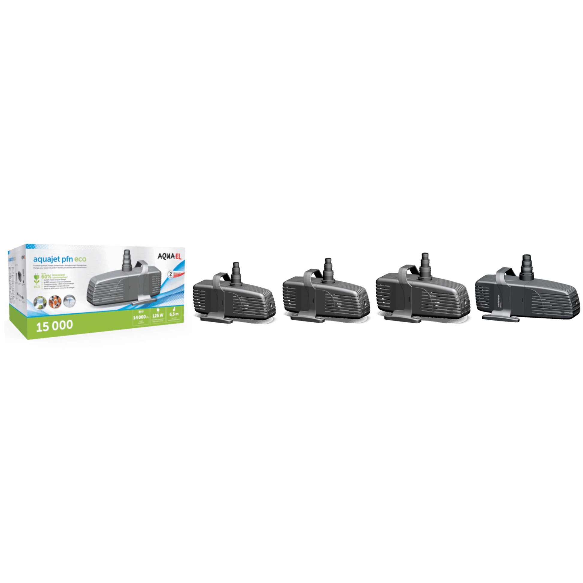 Teichpumpe AQUAJET PFN ECO 15000 – Leistungsstarke und energieeffiziente Pumpe für Ihren Teich - AQUAWORLD.AT