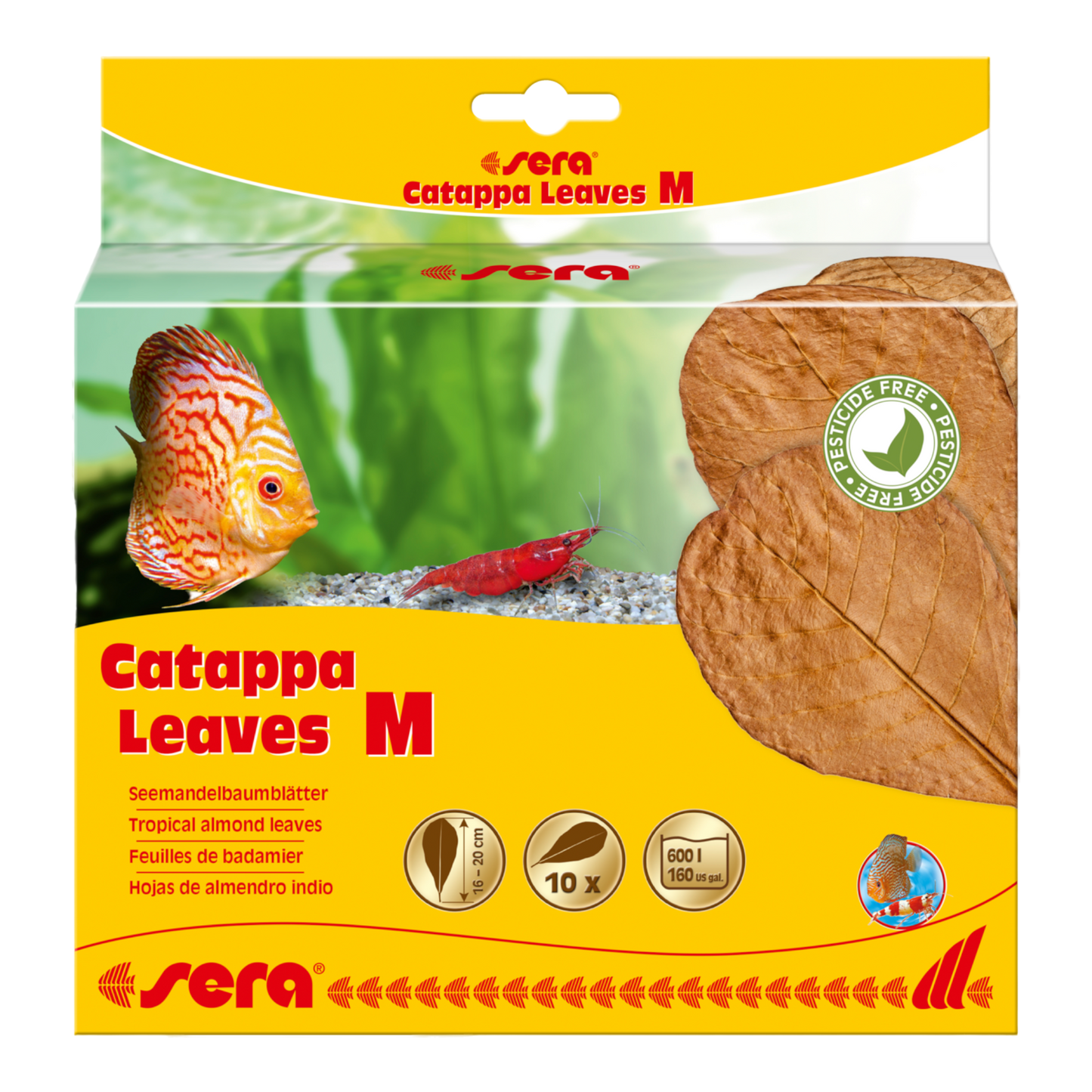 sera Catappa Leaves S/M/ XXL - AQUAWORLD.AT