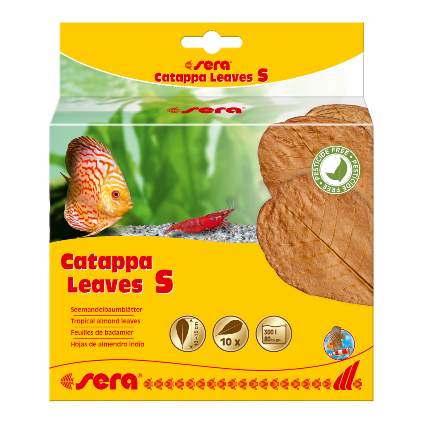 sera Catappa Leaves S/M/ XXL - AQUAWORLD.AT