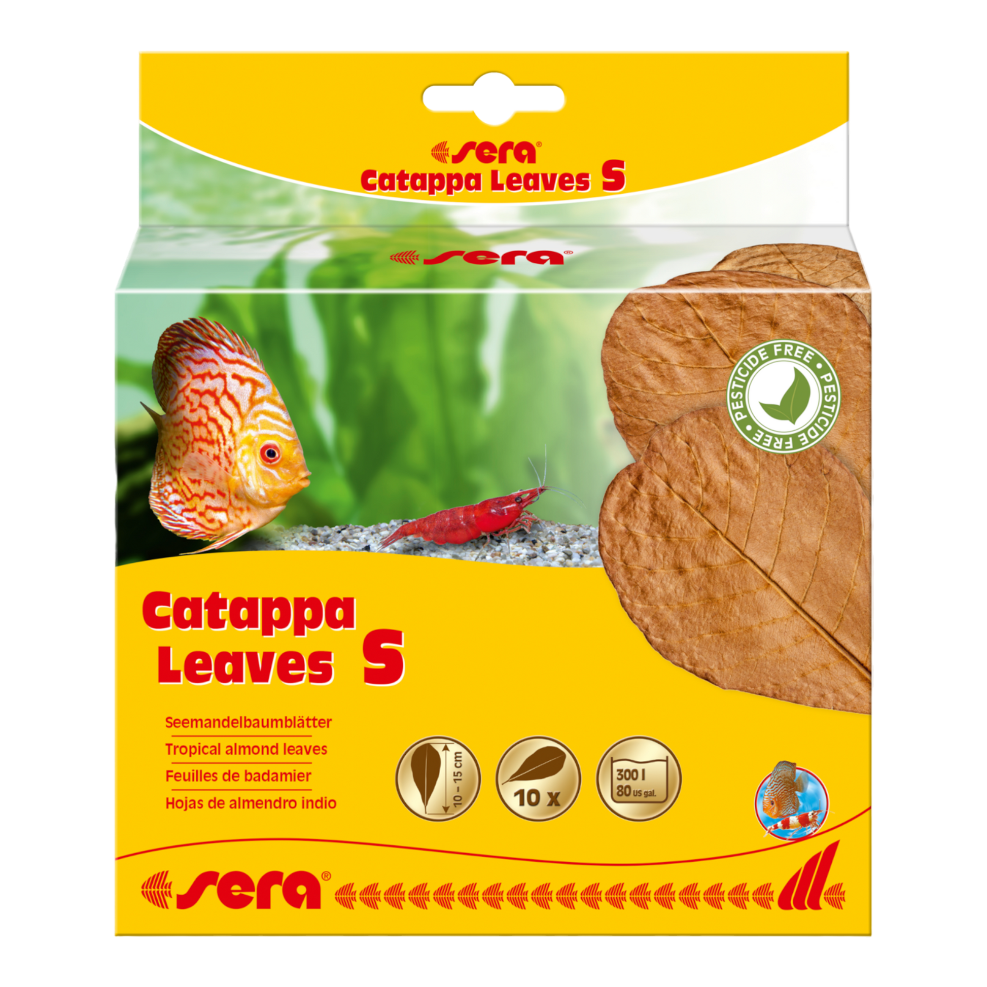 sera Catappa Leaves S/M/ XXL - AQUAWORLD.AT