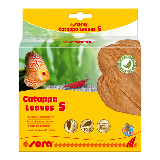 sera Catappa Leaves S/M/ XXL - AQUAWORLD.AT