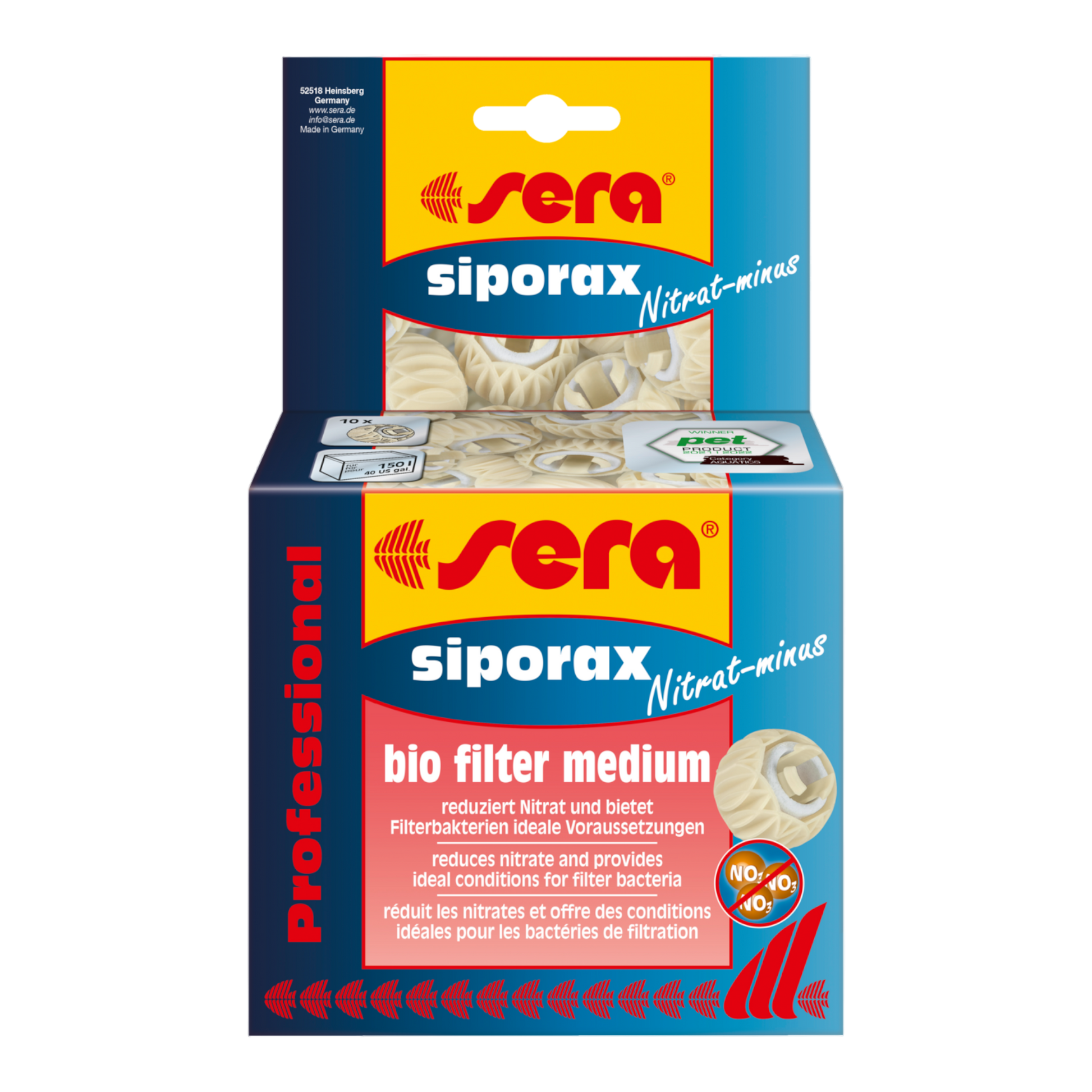 sera siporax Nitrat-minus Professional - AQUAWORLD.AT