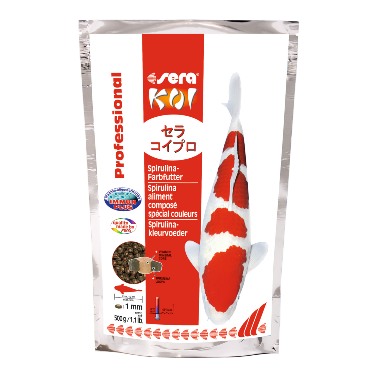 sera Koi Professional Spirulina-Farbfutter - AQUAWORLD.AT