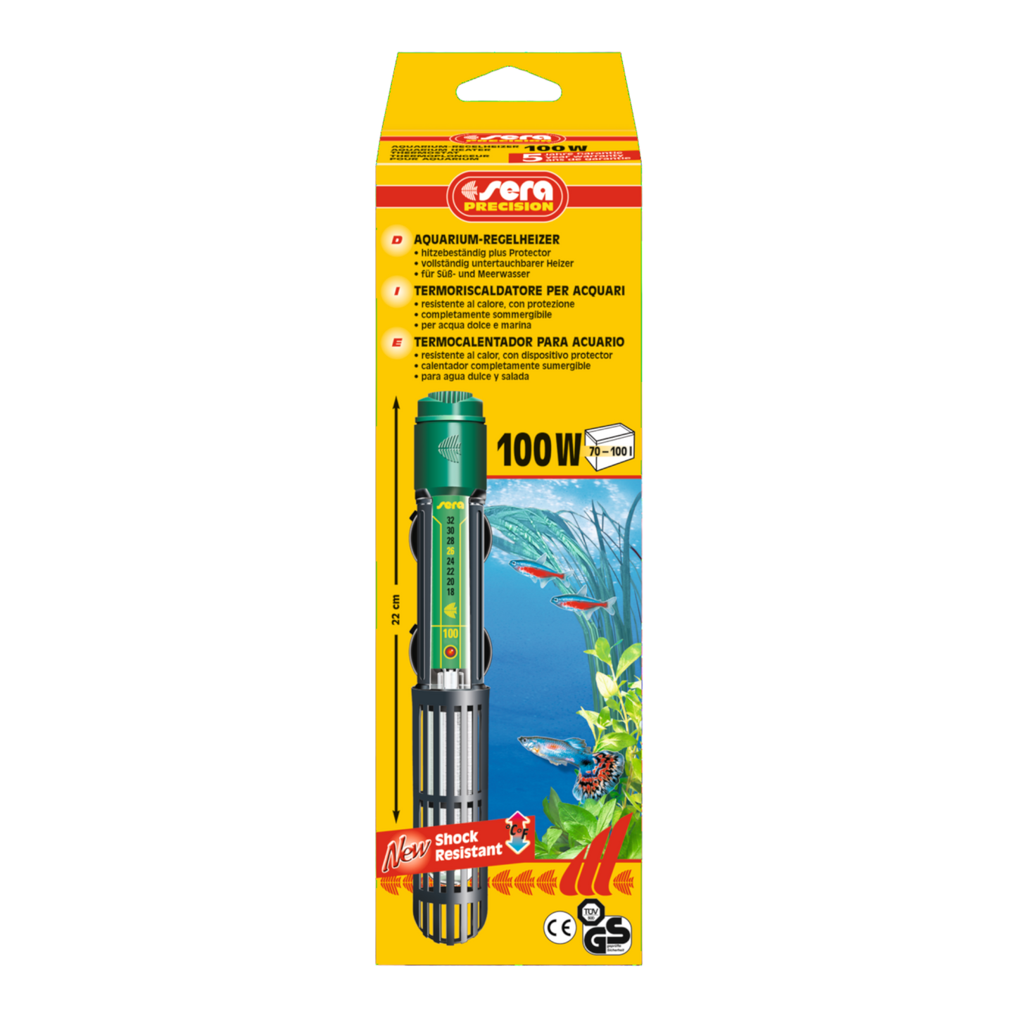 sera Aquarium-Regelheizer 100 W - AQUAWORLD.AT
