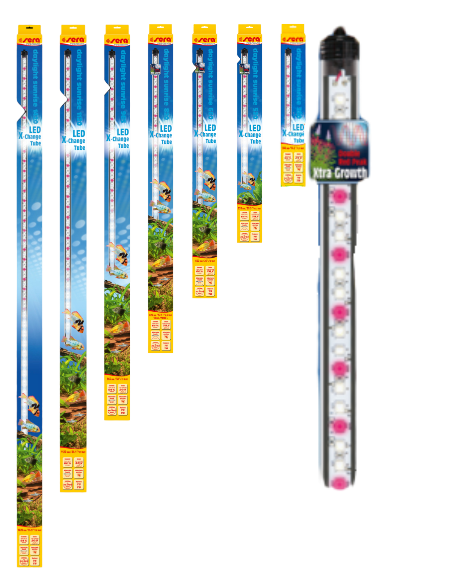 sera LED X-Change Tube Daylight sunrise 360-1420mm - AQUAWORLD.AT