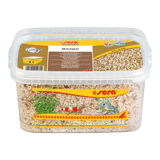 sera Gravel Beige Ø 2 – 4 mm - AQUAWORLD.AT
