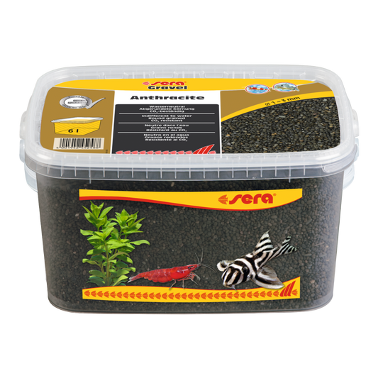 sera Gravel Anthracite Ø 1 – 3 mm - AQUAWORLD.AT